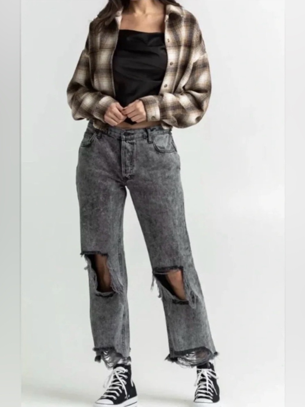 Free People Maggie Mid-rise Straight Leg Jeans distressed denim bottlerocket
